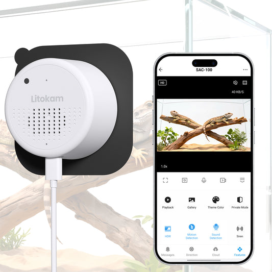 Aquarium & Terrarium Pet Camera 3MP 2K , Pet Camera SAC-100